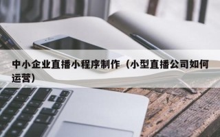北流中小企业直播小程序制作（小型直播公司如何运营）